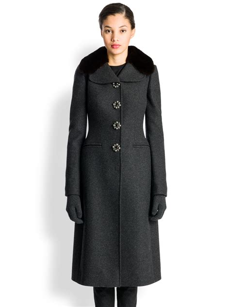 dolce and gabbana wool coat